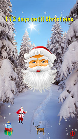 Christmas Countdown santa