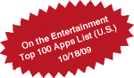 On the iTunes App Store Entertainment TOP 100 list